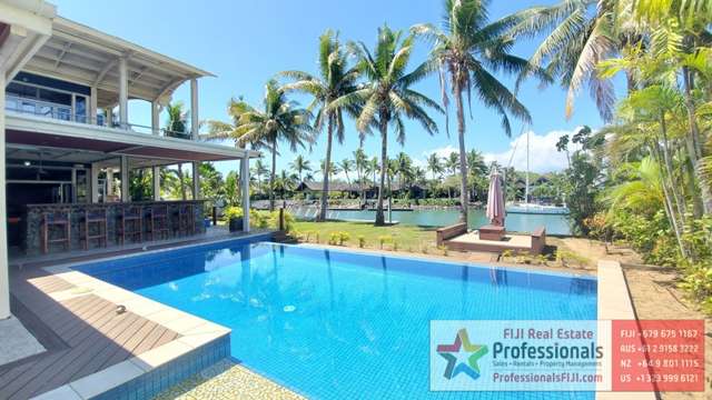 Luxury Waterfront Executive Home on Fiji's Famous DENARAU ISLAND!