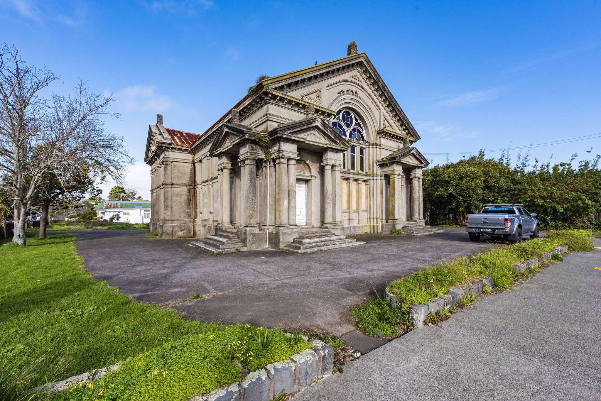 Fire-hit historic church for sale again