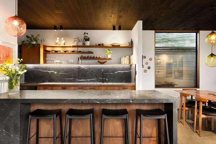 Architect Nikki Launder is selling the striking five-bedroom house she designed for her family at 32 Edgars Road, in Auckland’s Westmere. Photo / Supplied