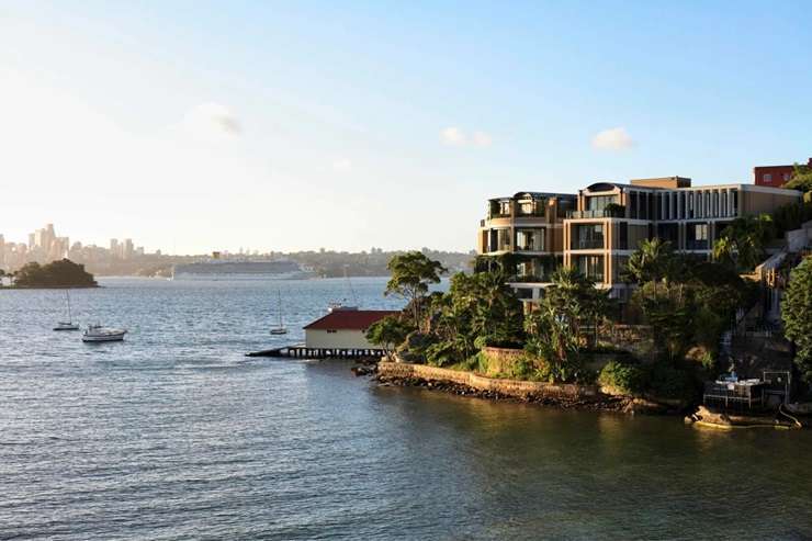 Trophy homes in Sydney and Auckland can break records. Photo / Chris Tarpey, Getty Images