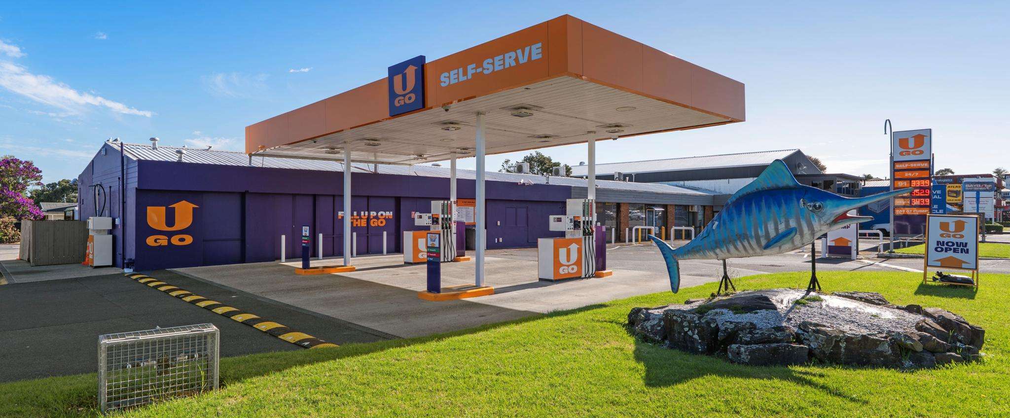 Service station powers passive income
