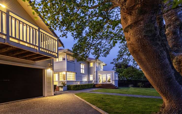 The luxury home on Hay Street, in Oriental Bay, Wellington, attracted interest from overseas buyers. Photo / Supplied Photo / Supplied