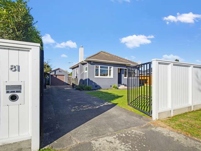 Sunny first home with future potential