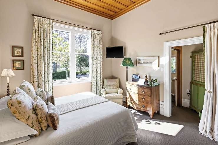 The four-bedroom, three-bathroom Hawke's Bay villa, known as The Manse, has been run as a five-star lodge for the last decade. Photo / Supplied