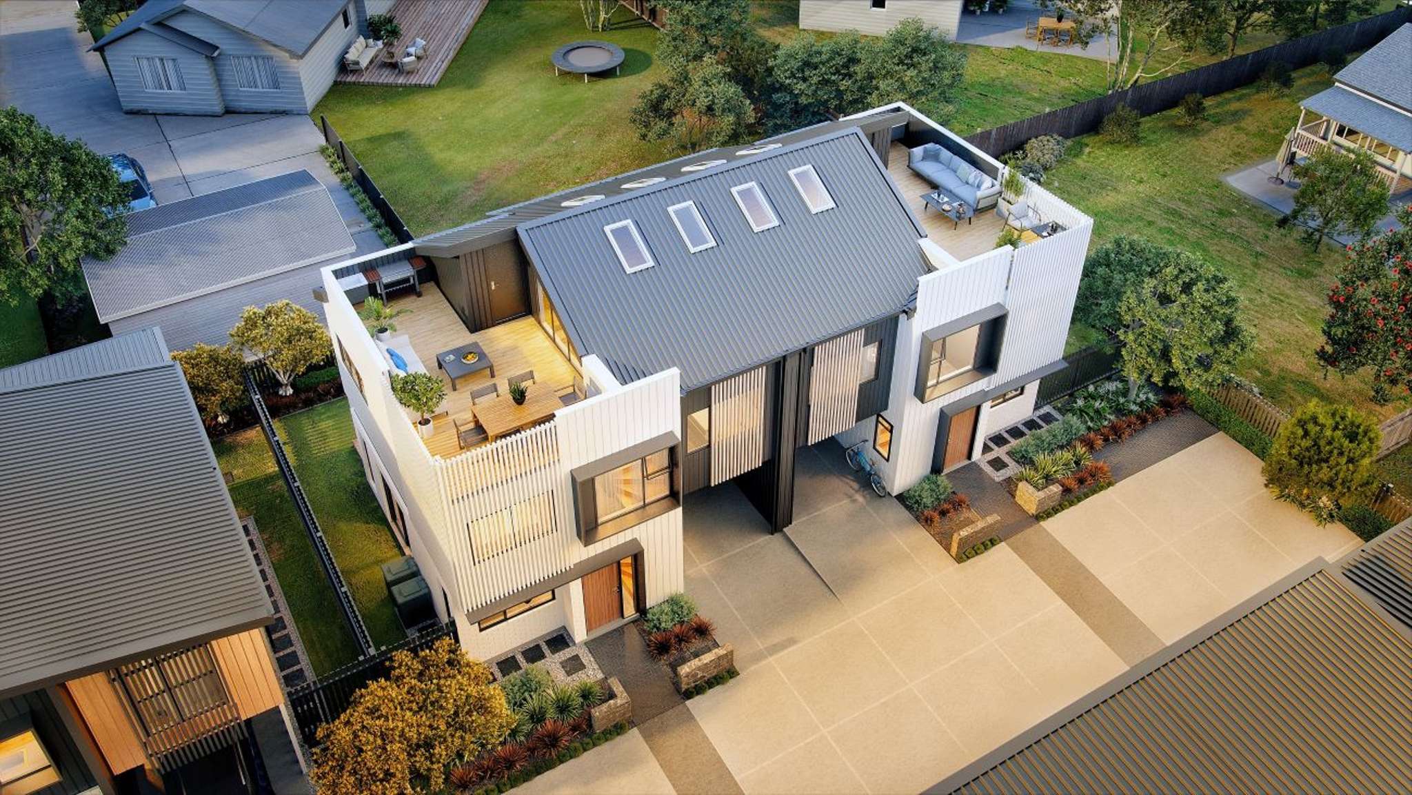 Mangere Bridge complex delivers rooftop retreats