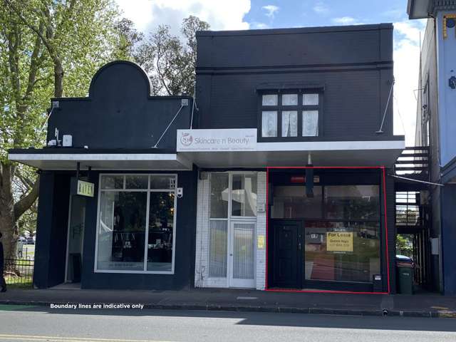 Retail space in the heart of Epsom suburb