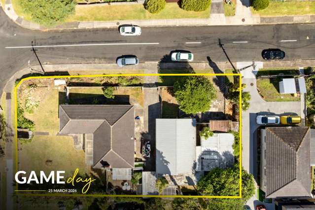 #GAMEDAY Prime Corner Site 1,095m2 - Home & Income