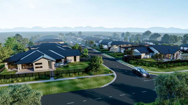 Consented residential subdivision land in fast-growing rural town