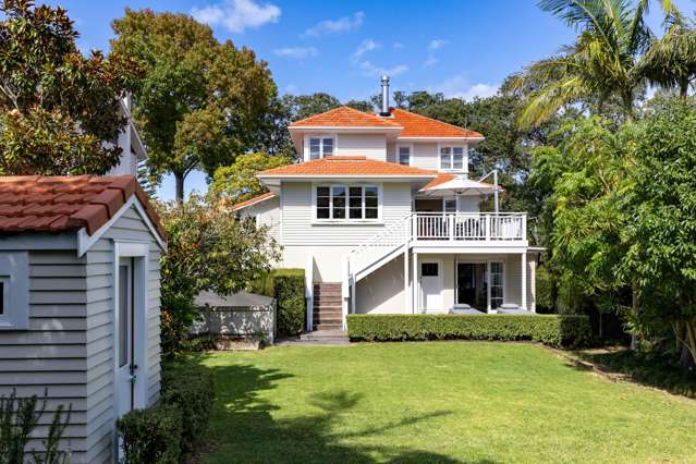 Behind the garden wall – iconic St Heliers home