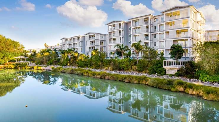 Houses in Ara Hills, in Orewa, in Auckland's Rodney district. Residents have to pay 0.5% of their sale price. Photo / Supplied