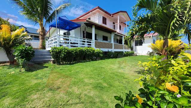 AMAZING HOLIDAY HOME (OR RENTAL INCOME PROPERTY) WITH OCEAN VIEWS AND TROPICAL GARDENS ON FIJI’S CORAL COAST!