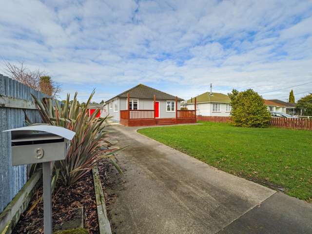 Modern and fresh behind the red door