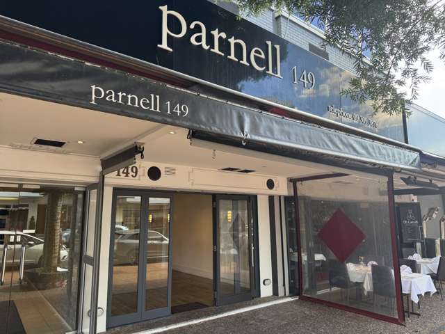 Established Parnell restaurant site with license