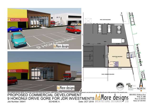 Proposed new build - Hokonui Drive