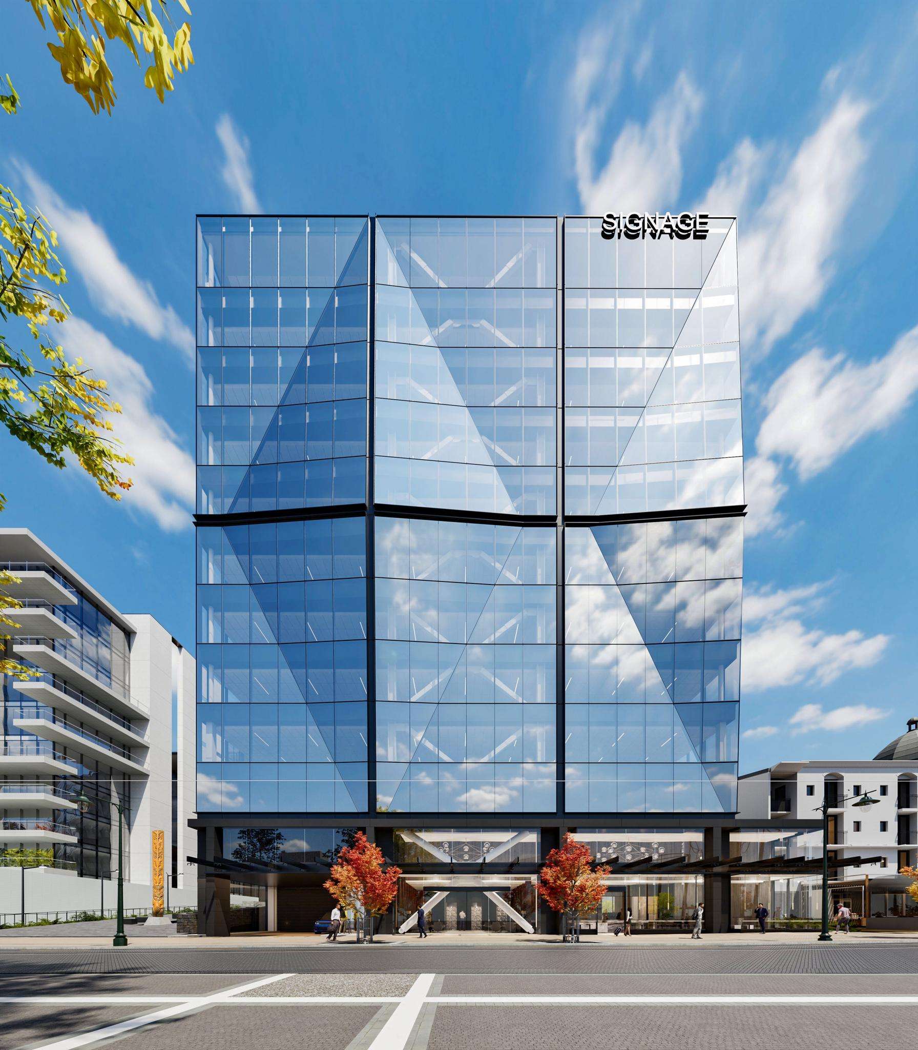 Curated visual reference: High Rising Office Space With Amenities Reference: Christchurch S First High Rise For Office Space After The