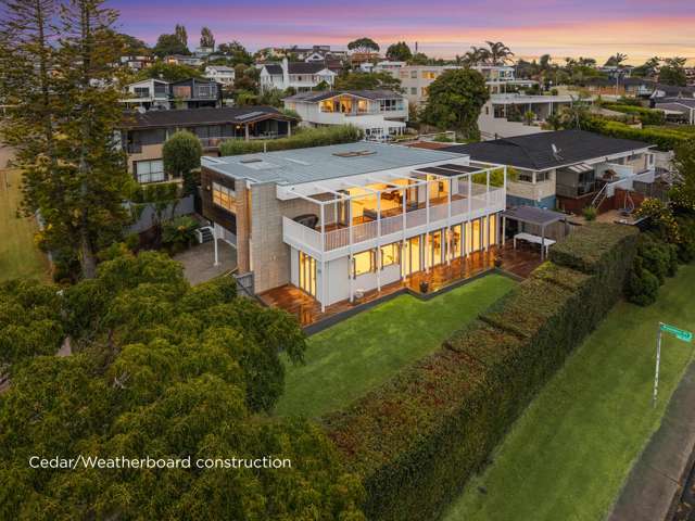 Modern family home with sea views