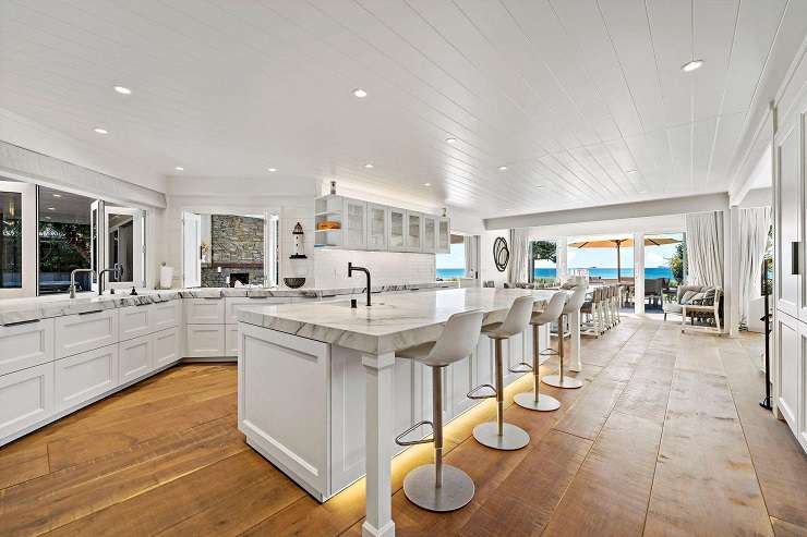 A newly renovated six-bedroom, five-bathroom holiday home on Bonanza Place, in Pauanui, has sold for a record-breaking $6.65m. Photo / Supplied