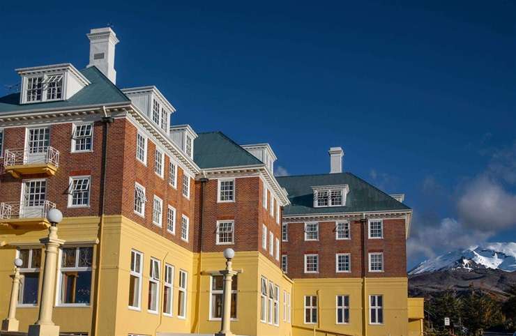 Chateau Tongariro, in Whakapapa Village, Ruapehu, closed in 2023 due to earthquake risks. Photo / Supplied