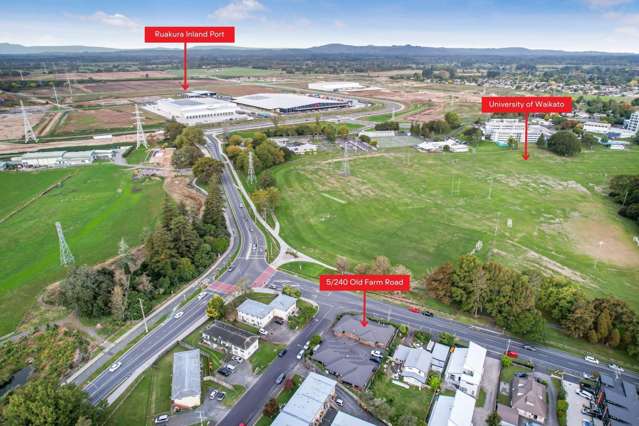Overlooking Waikato University Grounds
