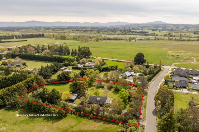 2 acres right in Rangiora township