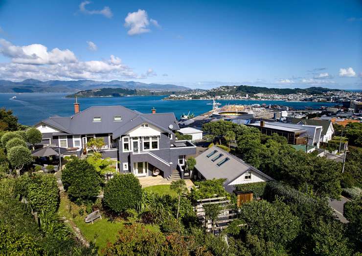 A four-bedroom, three-storey villa for sale at 37 Upper Watt Street, in Wadestown, Wellington. The property, on the market for the first time in 20 years, has a 2021 RV of $3.7m. Photo / Supplied