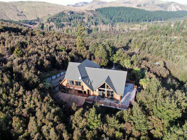 Spacious hillside home