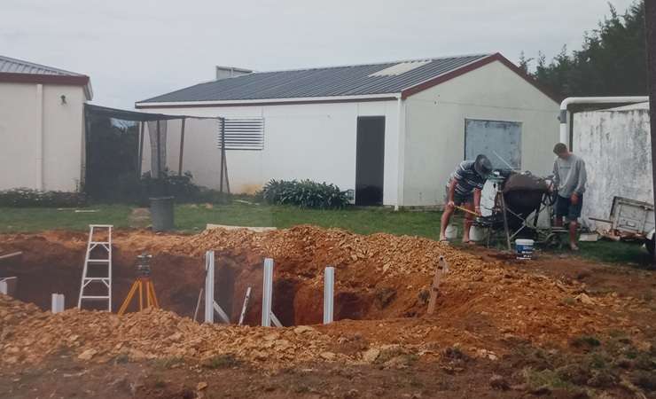 Kieran Read, centre, leads the All Blacks in 2019. His parents' home is up for grabs. Photo / Hannah Peters