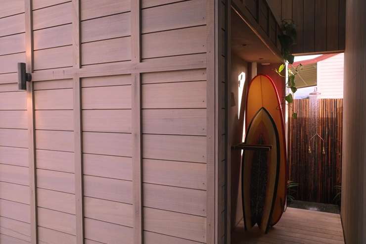 Gemma Robinson and her old school friend Samuel Parkes have joined forces to create two new baches in Whangamatā. Photo / Supplied