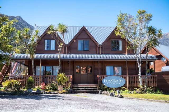 Fox Glacier Lodge And Campervan Park For Sale