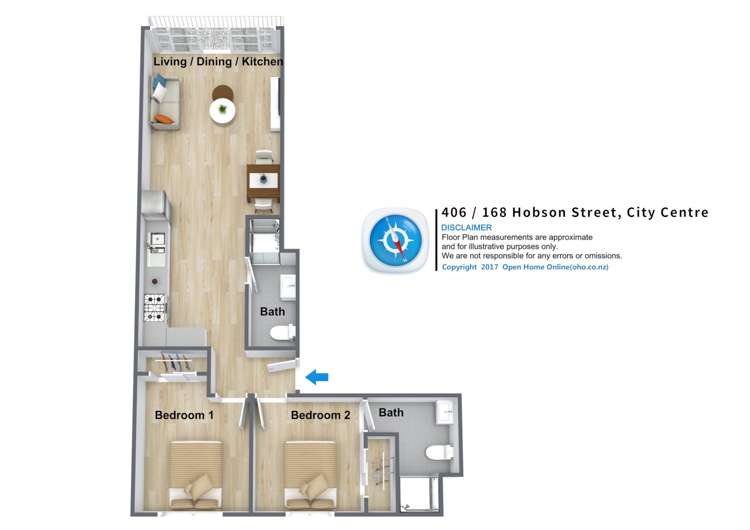 406/168 Hobson Street Auckland Central_12