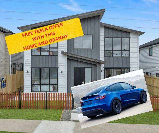 South Auckland house-buyer turns down offer of a shiny new Tesla for Christmas