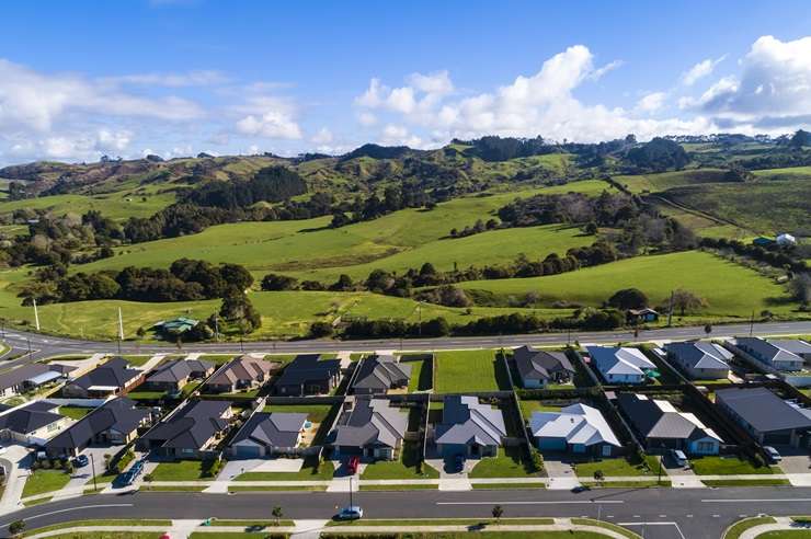 Some Auckland suburbs may not be able to have new housing developments built there for more than a decade to water and wastewater constraints. Photo / Alex Burton