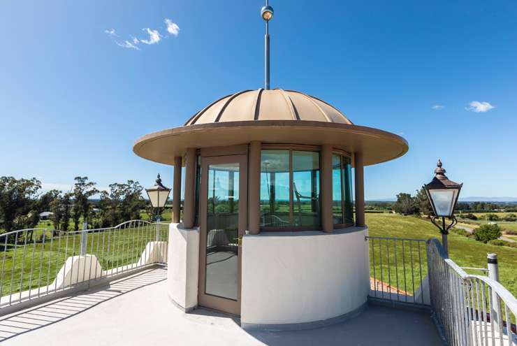 The unique property on McLeods Road, in Sefton, Canterbury, was turned into luxury accommodation by its owner Phil Metaxas. Photo / Supplied