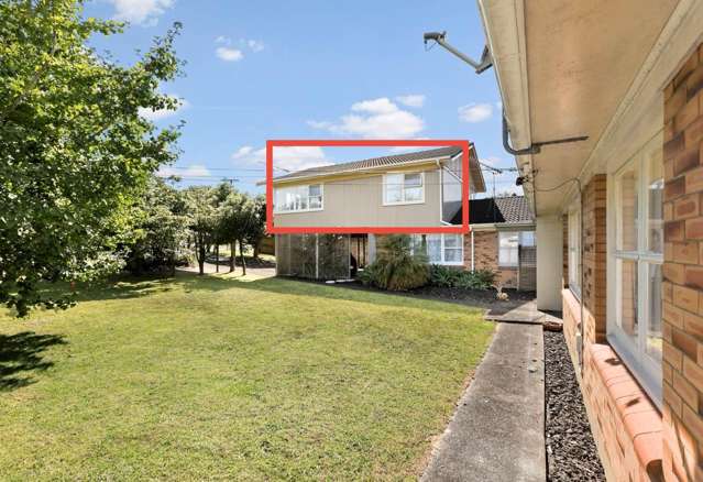 spacious  upstairs unit
