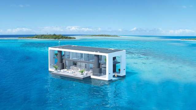 Ultimate luxury floating homes will be able to withstand wild storms and rising seas