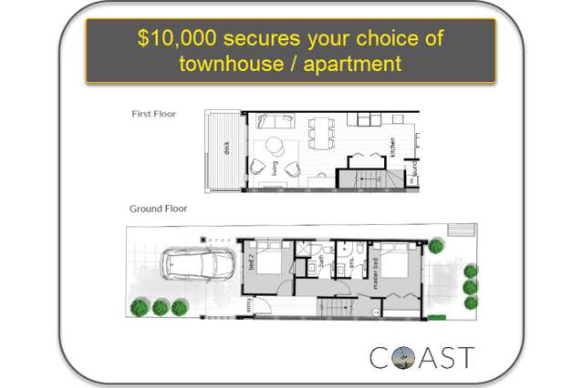 $10,000 downpayment for Coastal Living