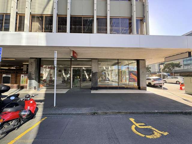 Retail space on prominent corner site