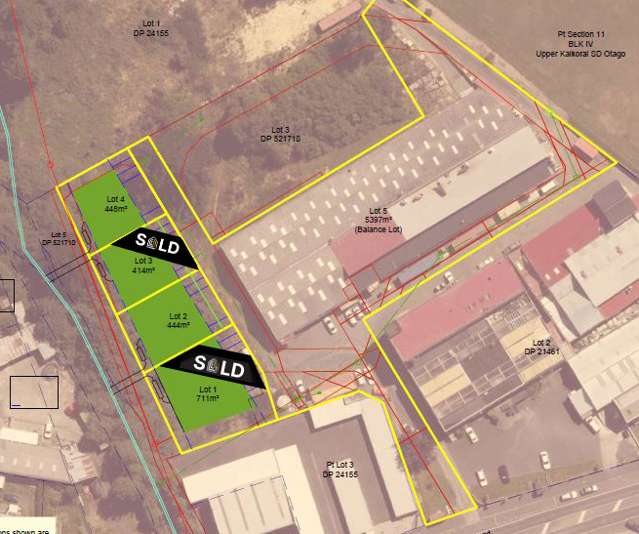 Industrial Sections - Kaikorai Valley Road