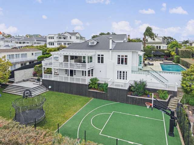 Large family home with pool, bar and sports arena