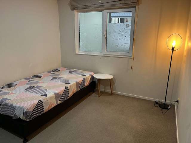 one bedroom in a three bedroom apartment