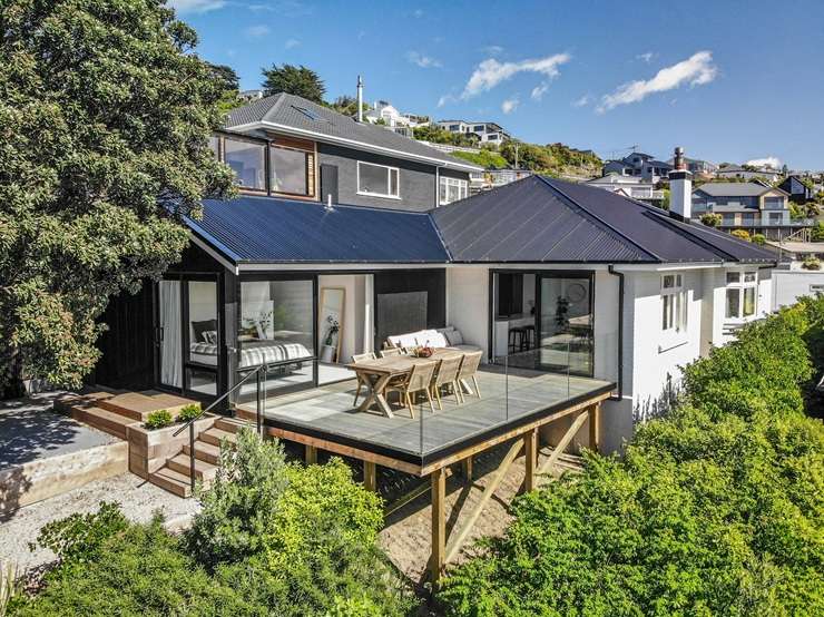 The four-bedroom home on Cliffs Road, in St Clair, Dunedin, has sold by negotiation. Photo / Supplied