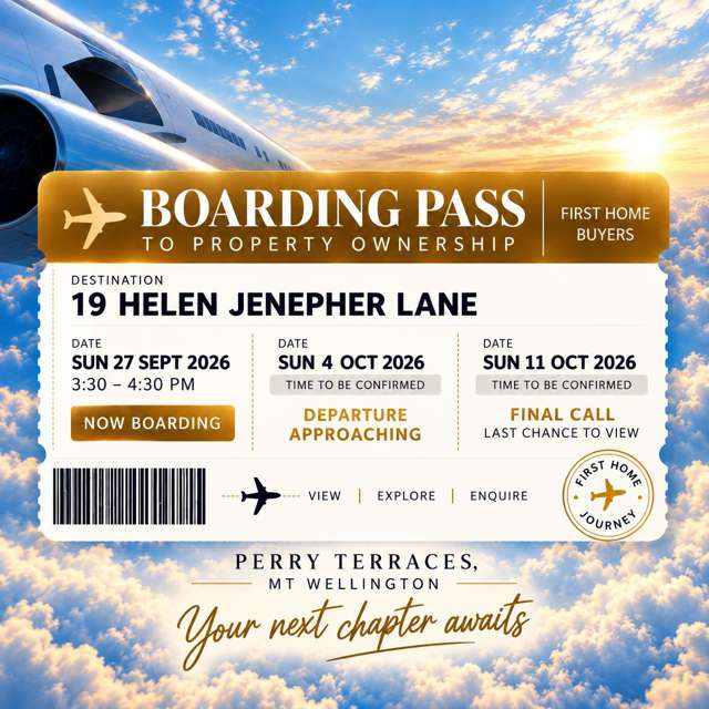 YOUR BOARDING PASS TO PROPERTY OWNERSHIP