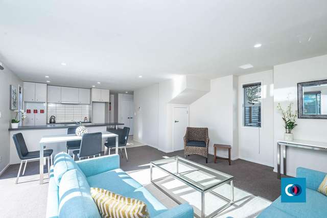 Modern, warm, close to school