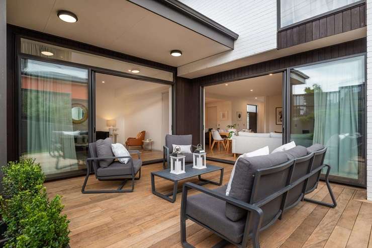 The four-bedroom home on Inglewood Street, in Wai O Taiki Bay, Auckland, hit the market at the right time. Photo / Supplied