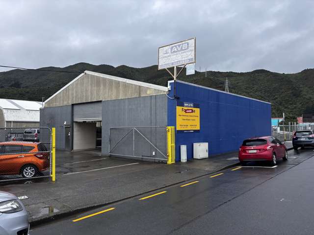 Warehouse accompanied by parking
