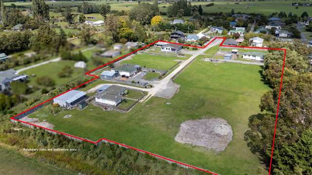 1.38ha with 5 Dwellings