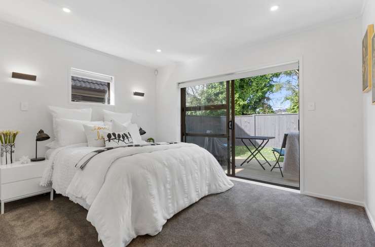 The fully-renovated townhouse on Marewa Road sold for <img.5m. Photo / Supplied