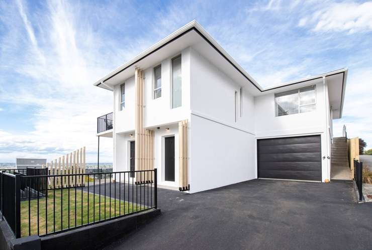 The near-vertical section at 20a East Street, in Pukekohe, Auckland. Photo / Supplied