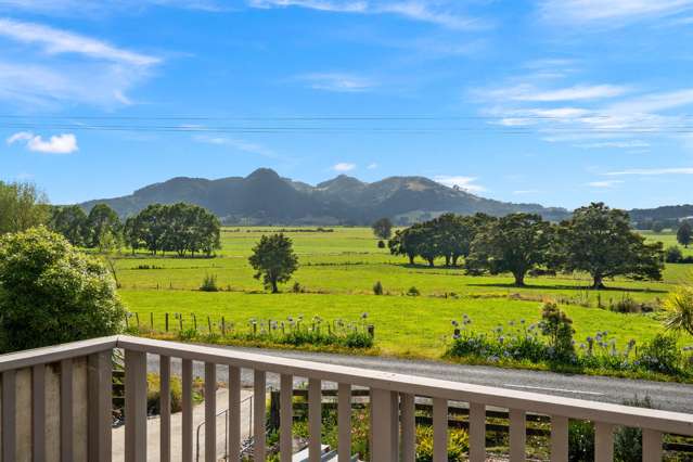 Spacious family home with rural views