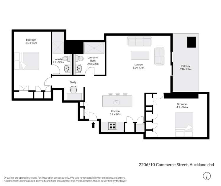 2206/10 Commerce Street Auckland Central_18